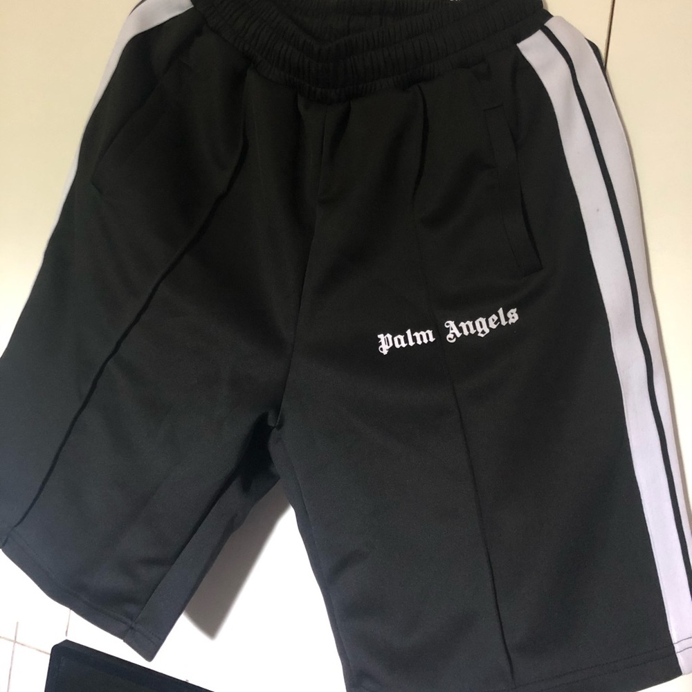 Palm Angels Logo Printed Bermuda Shorts (100% Real Authentic)
